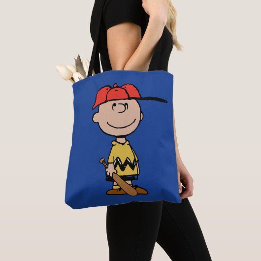 Peanuts | Charlie Brown Baseball Smile Tote Bag (Dichtbij)