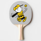 Peanuts | Charlie Brown bij Bat Tafeltennisbatje (Voorkant)