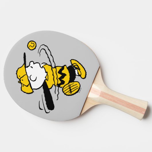 Peanuts | Charlie Brown bij Bat Tafeltennisbatje (Zijkant)