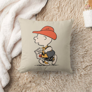Peanuts Charlie Brown Cowboy Halloween Kussen