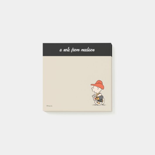 Peanuts Charlie Brown Cowboy Halloween Post-it® Notes (Voorkant)