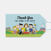 Peanuts | Charlie Brown en Bende Verjaardag Cadeaulabel (Voorkant (Horizontaal))