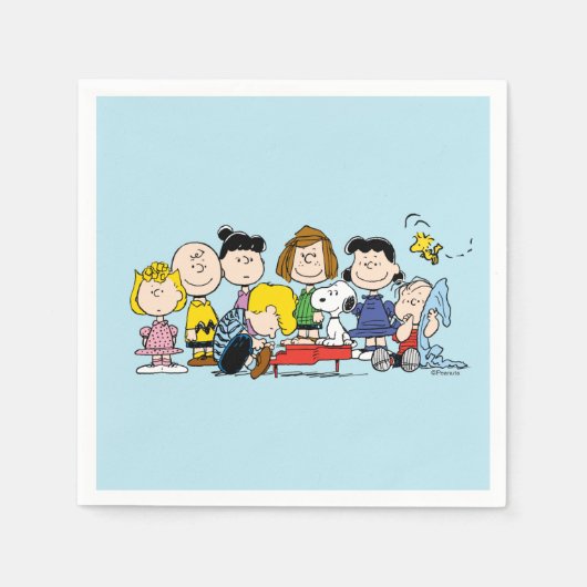 Peanuts | Charlie Brown en de bende Servet (Voorkant)