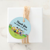 Peanuts | Charlie Brown en Gang Birthday Bedankjes Labels (In situ)
