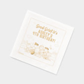 Peanuts | Charlie Brown en Gang Birthday Folie Servetten (Links)