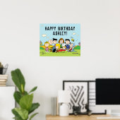 Peanuts | Charlie Brown en Gang Birthday Poster (Thuiskantoor)