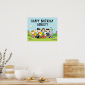 Peanuts | Charlie Brown en Gang Birthday Poster (Keuken)
