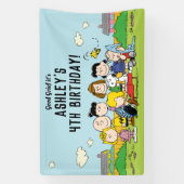 Peanuts | Charlie Brown en Gang Birthday Spandoek (Verticaal)