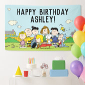Peanuts | Charlie Brown en Gang Birthday Spandoek