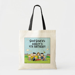 Peanuts Charlie Brown en Gang Birthday Tote Bag