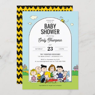 Peanuts   Charlie Brown & Gang - Arch Baby shower Kaart
