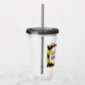 Peanuts | Charlie Brown Goed Verdriet Half & Half Acryl Drinkbeker (Rechts)