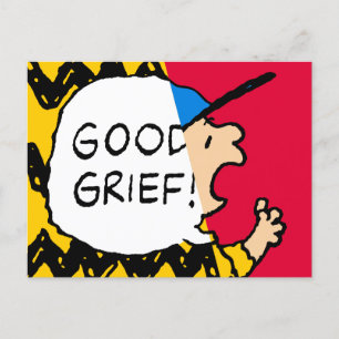 Peanuts   Charlie Brown Goed Verdriet Half & Half Briefkaart
