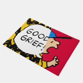 Peanuts | Charlie Brown Goed Verdriet Half & Half Deurmat (Schuin)
