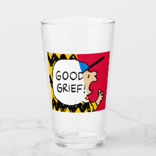 Peanuts   Charlie Brown Goed Verdriet Half & Half Glas