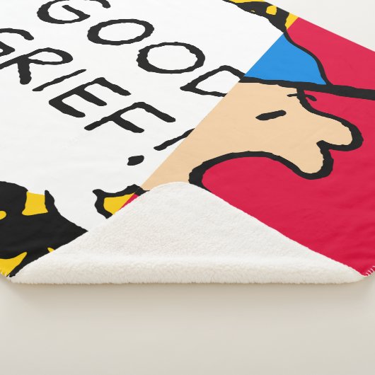 Peanuts | Charlie Brown Goed Verdriet Half & Half Sherpa Deken (3/4)