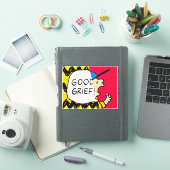 Peanuts | Charlie Brown Goed Verdriet Half & Half Sticker (iPad Cover)