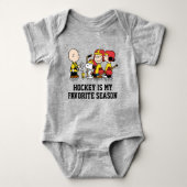 Peanuts | Charlie Brown hockeycoach Romper (Voorkant)