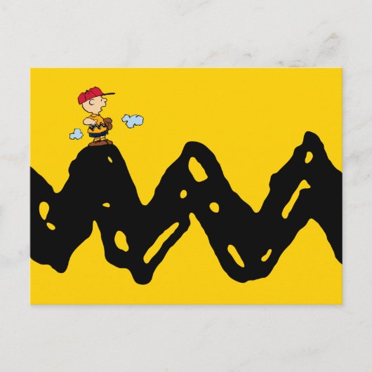 Peanuts | Charlie Brown Honkbal Briefkaart (Voorkant)