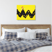 Peanuts | Charlie Brown Honkbal Canvas Afdruk (Insitu (Slaapkamer))