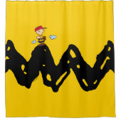 Peanuts | Charlie Brown Honkbal Douchegordijn (Voorkant)