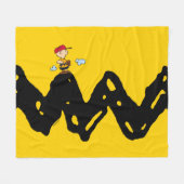 Peanuts | Charlie Brown Honkbal Fleece Deken (Voorkant (Horizontaal))