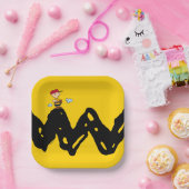 Peanuts | Charlie Brown Honkbal Papieren Bordje (Feest)