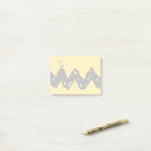Peanuts | Charlie Brown Honkbal Post-it® Notes (Op bureau)