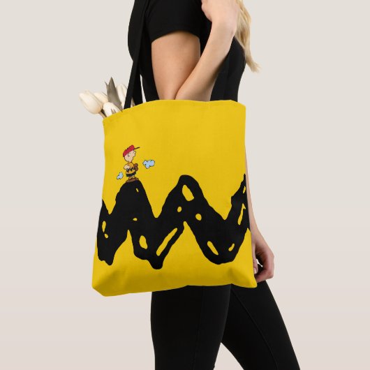 Peanuts | Charlie Brown Honkbal Tote Bag (Dichtbij)