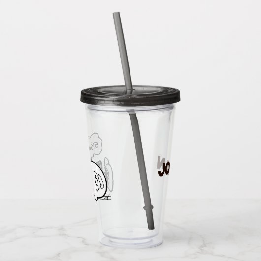 Peanuts | Charlie Brown is Down Acryl Drinkbeker (Links)