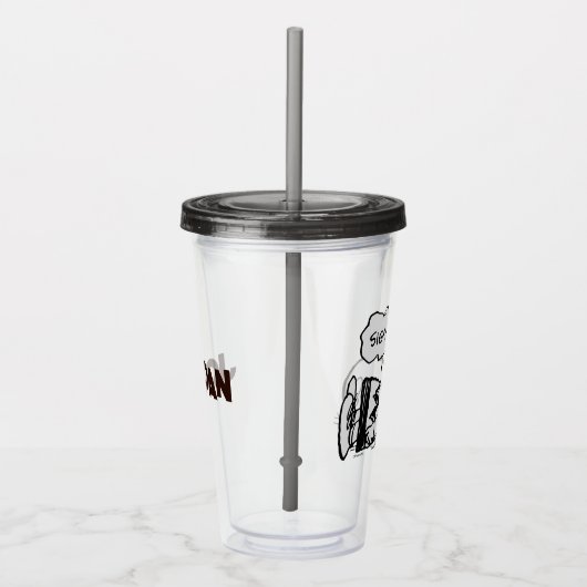 Peanuts | Charlie Brown is Down Acryl Drinkbeker (Rechts)