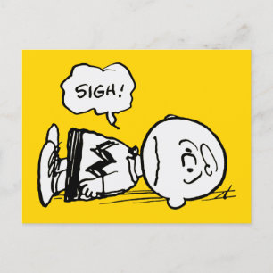 Peanuts   Charlie Brown is Down Briefkaart