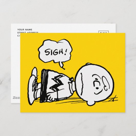 Peanuts | Charlie Brown is Down Briefkaart (Voorkant / Achterkant)