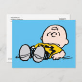Peanuts | Charlie Brown is down Briefkaart (Voorkant / Achterkant)