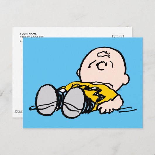 Peanuts | Charlie Brown is down Briefkaart (Voorkant / Achterkant)