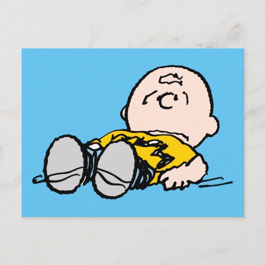 Peanuts | Charlie Brown is down Briefkaart (Voorkant)
