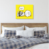 Peanuts | Charlie Brown is Down Canvas Afdruk (Insitu (Slaapkamer))