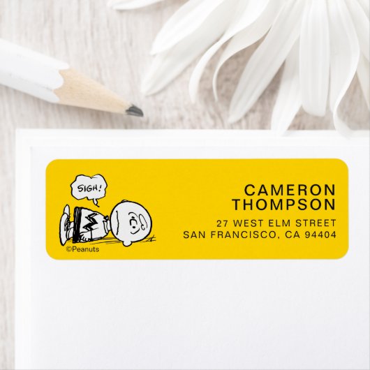 Peanuts | Charlie Brown is Down Etiket (Insitu)