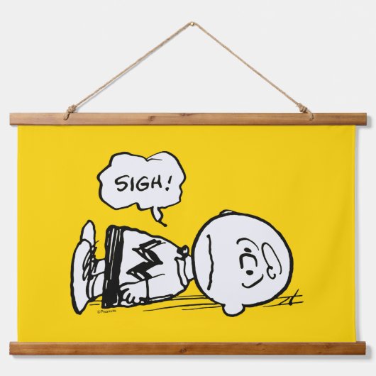 Peanuts | Charlie Brown is Down Hangend Wandkleed (Voorkant)