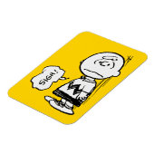 Peanuts | Charlie Brown is Down Magneet (Linkerzijde)
