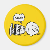 Peanuts | Charlie Brown is Down Magneet (Voorkant)