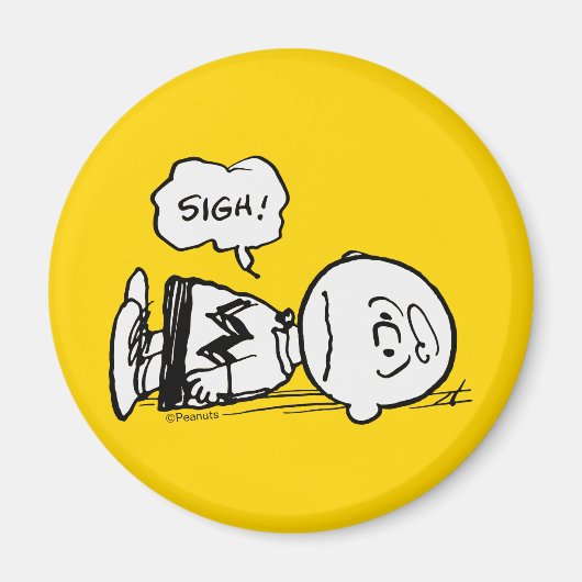Peanuts | Charlie Brown is Down Magneet (Voorkant)