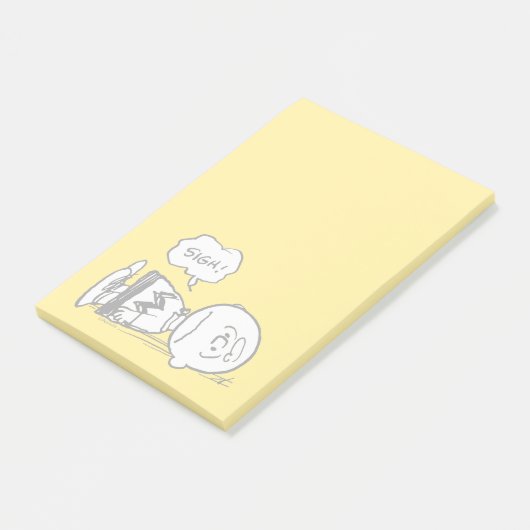 Peanuts | Charlie Brown is Down Post-it® Notes (Schuin)