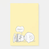 Peanuts | Charlie Brown is Down Post-it® Notes (Voorkant)