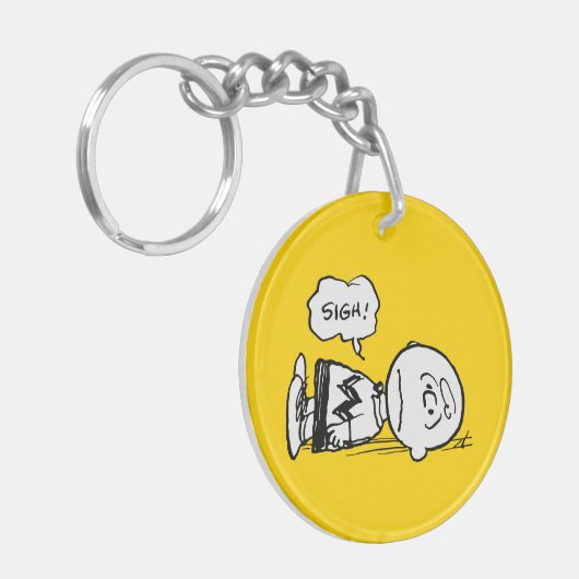 Peanuts | Charlie Brown is Down Sleutelhanger (Voorkant Links)