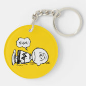 Peanuts | Charlie Brown is Down Sleutelhanger (Achterkant)