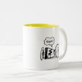 Peanuts | Charlie Brown is Down Tweekleurige Koffiemok (Voorkant rechts)