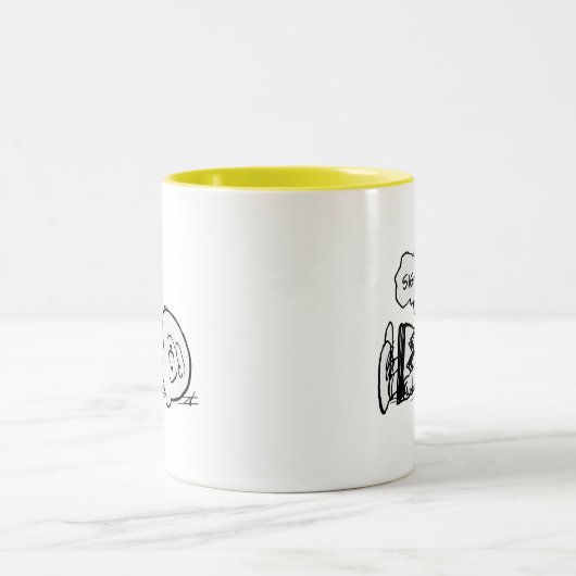 Peanuts | Charlie Brown is Down Tweekleurige Koffiemok (Center)