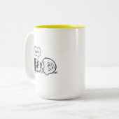 Peanuts | Charlie Brown is Down Tweekleurige Koffiemok (Voorkant links)