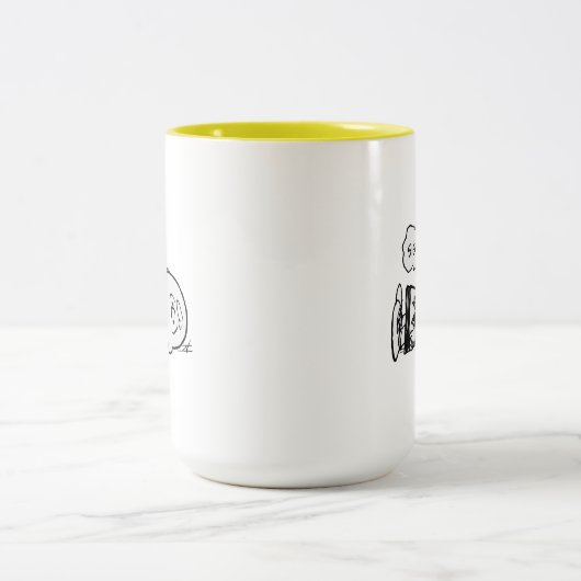 Peanuts | Charlie Brown is Down Tweekleurige Koffiemok (Center)